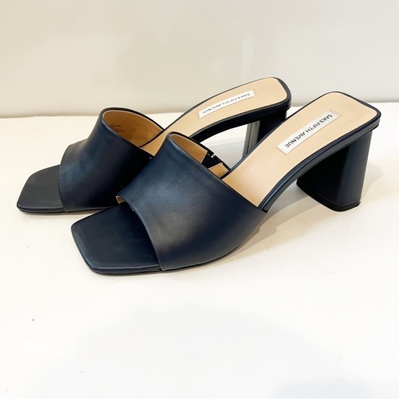 SAKS FIFTH AVENUE Taylor Leather Block-Heel Sandals - Picture 5 of 10